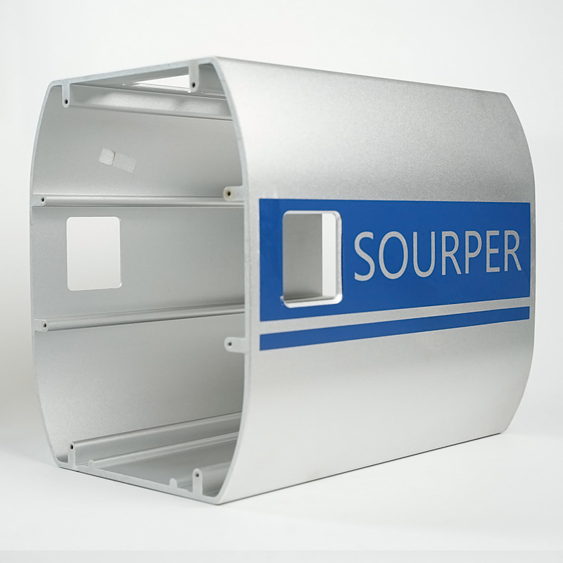 Aluminiumlegering 6063-T5 Energi lagring kylflänshus